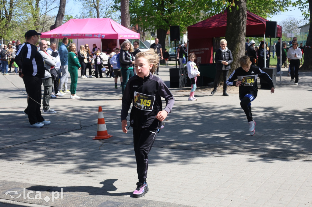 Młodzi biegacze w Legnickim Polu