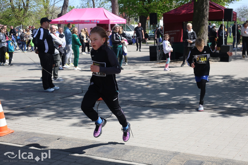 Młodzi biegacze w Legnickim Polu