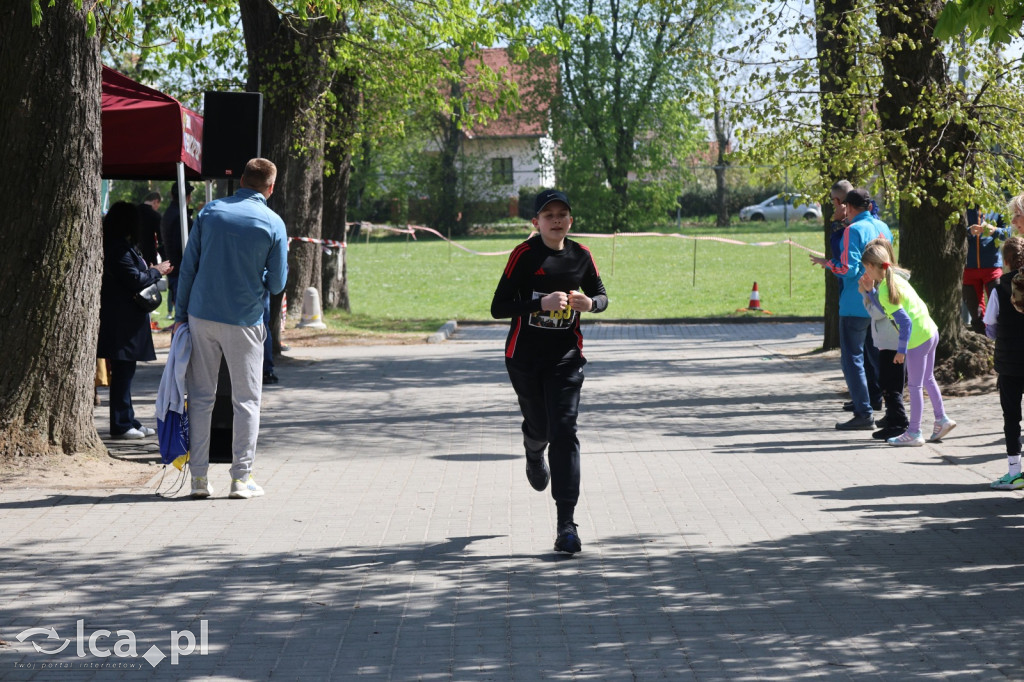 Młodzi biegacze w Legnickim Polu