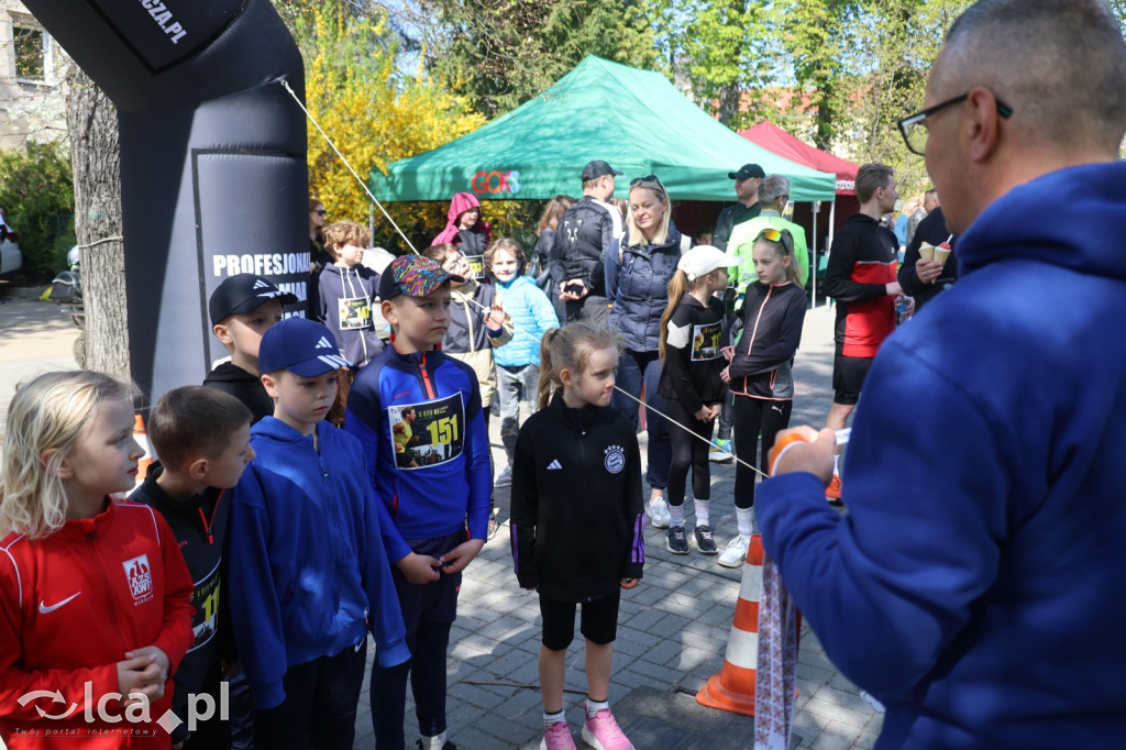 Młodzi biegacze w Legnickim Polu
