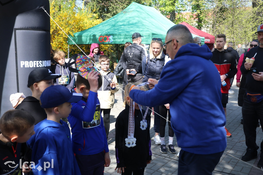 Młodzi biegacze w Legnickim Polu