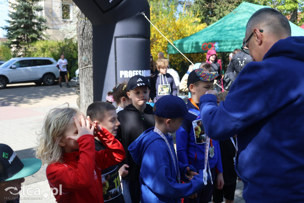 Młodzi biegacze w Legnickim Polu