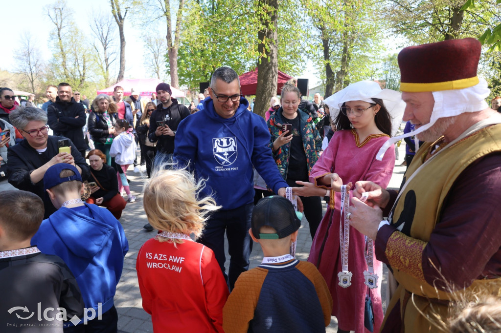 Młodzi biegacze w Legnickim Polu