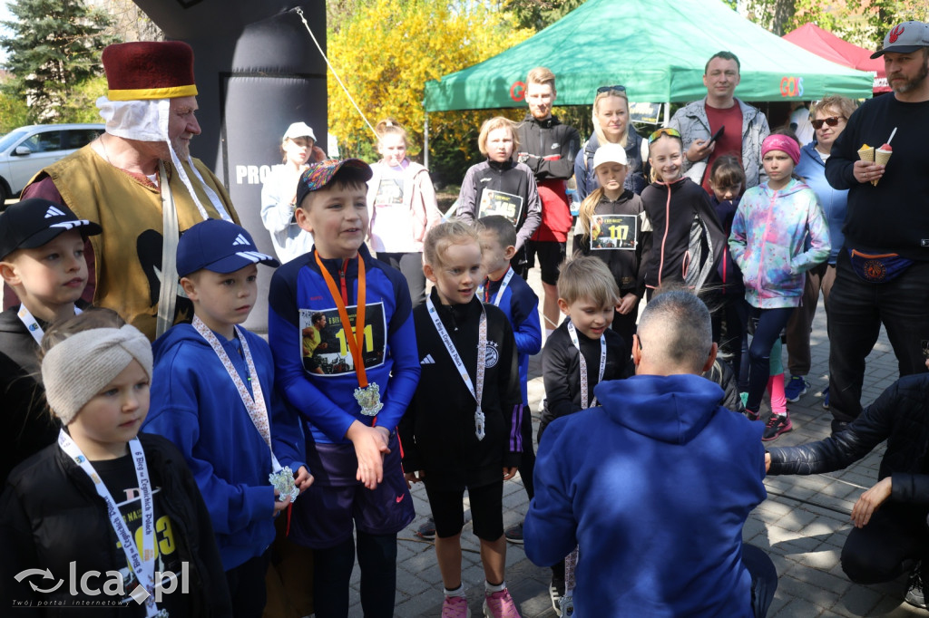 Młodzi biegacze w Legnickim Polu