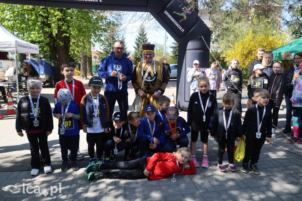 Młodzi biegacze w Legnickim Polu