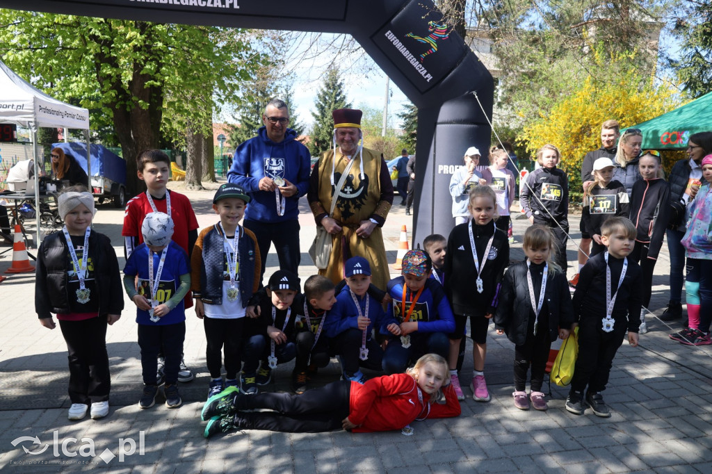 Młodzi biegacze w Legnickim Polu