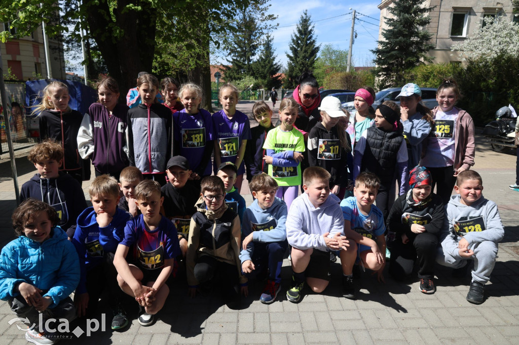 Młodzi biegacze w Legnickim Polu