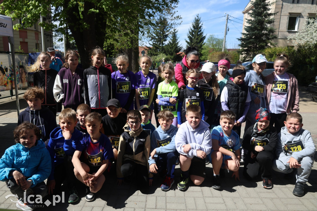 Młodzi biegacze w Legnickim Polu