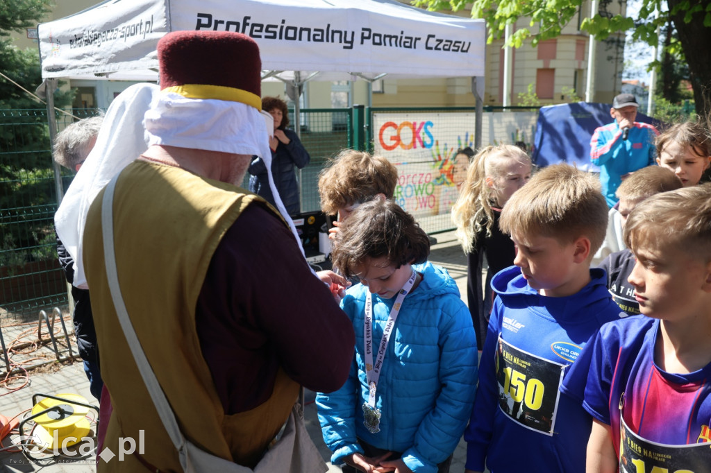 Młodzi biegacze w Legnickim Polu