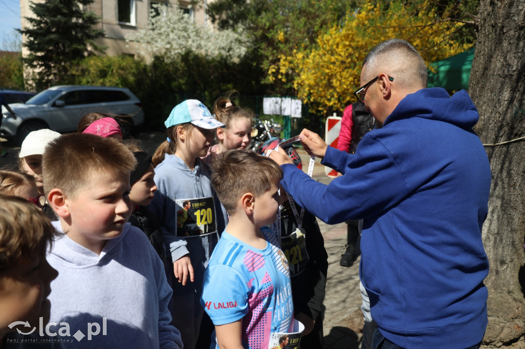 Młodzi biegacze w Legnickim Polu