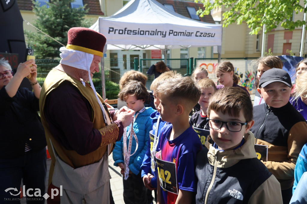 Młodzi biegacze w Legnickim Polu