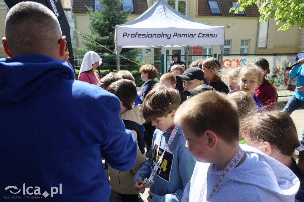 Młodzi biegacze w Legnickim Polu