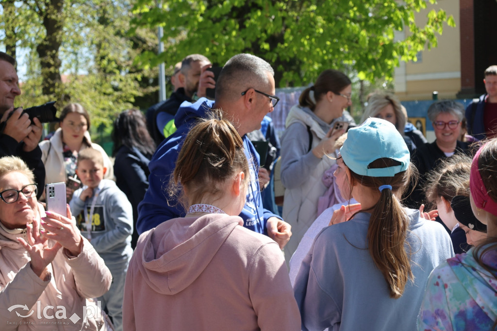 Młodzi biegacze w Legnickim Polu