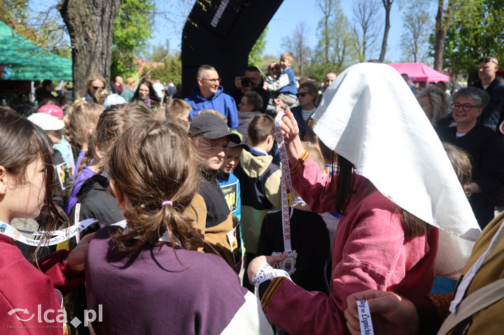 Młodzi biegacze w Legnickim Polu