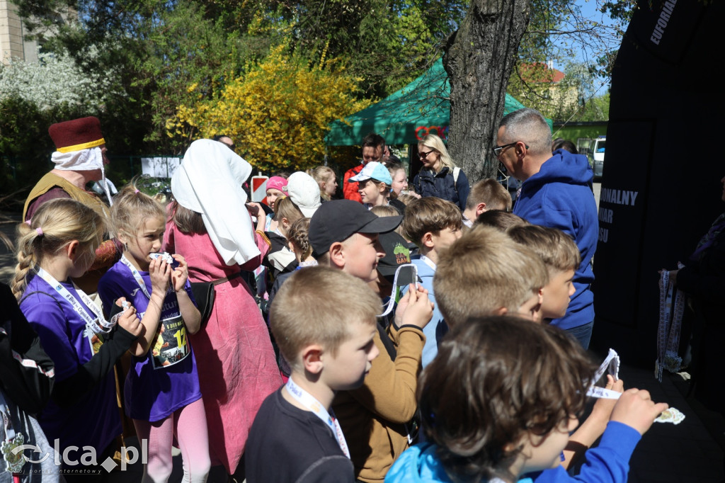 Młodzi biegacze w Legnickim Polu