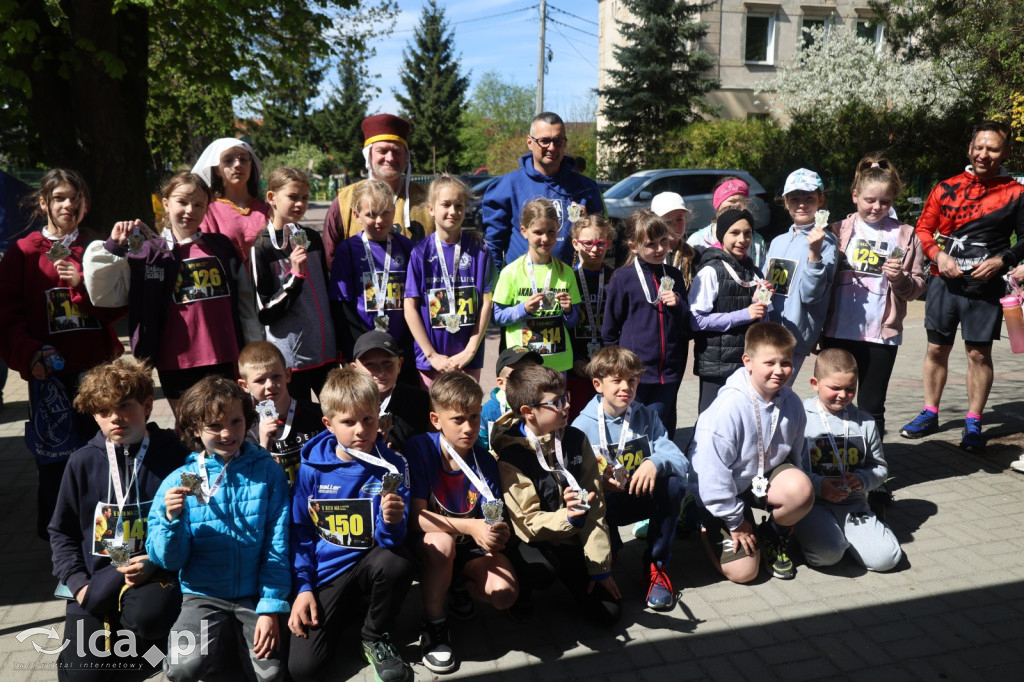 Młodzi biegacze w Legnickim Polu