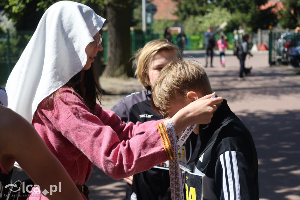 Młodzi biegacze w Legnickim Polu