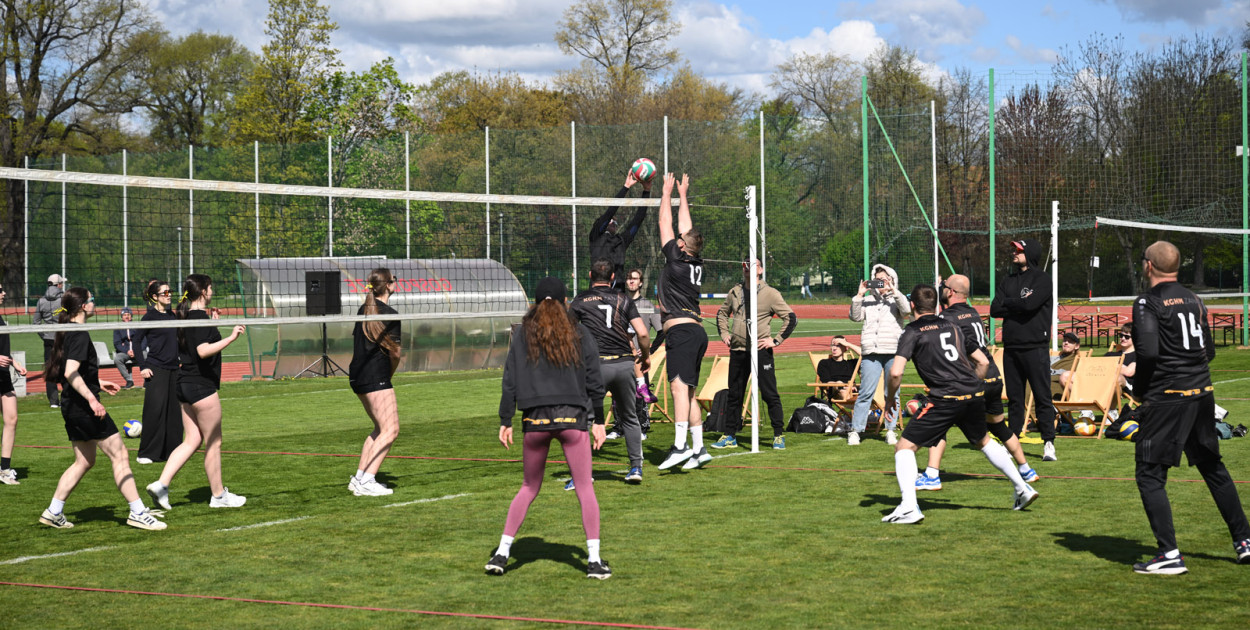 Wiosenna siatkówka w Parku Miejskim