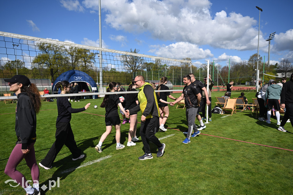 Wiosenna siatkówka w Parku Miejskim