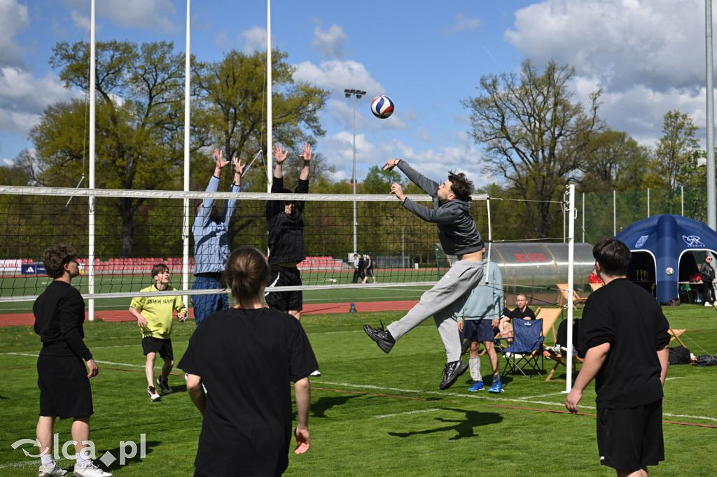 Wiosenna siatkówka w Parku Miejskim
