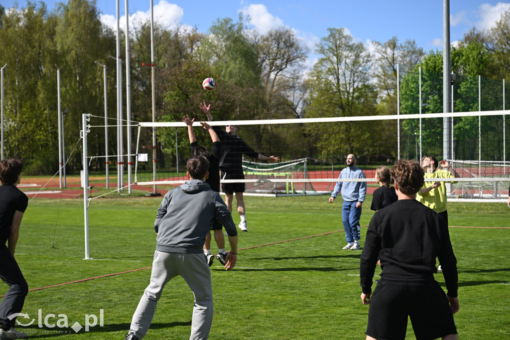Wiosenna siatkówka w Parku Miejskim