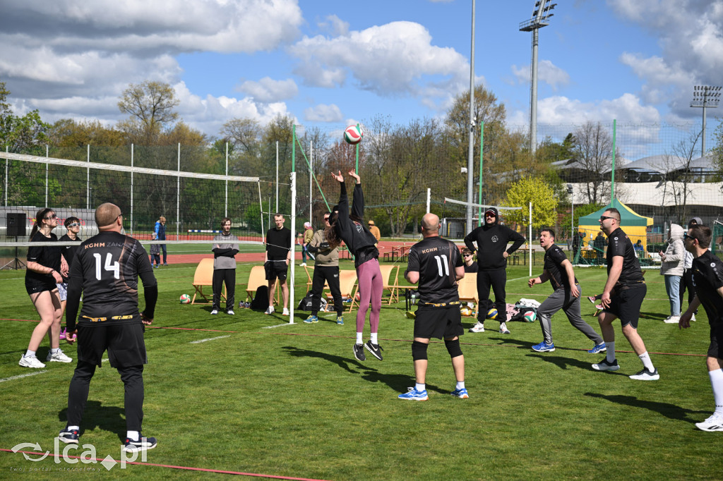 Wiosenna siatkówka w Parku Miejskim