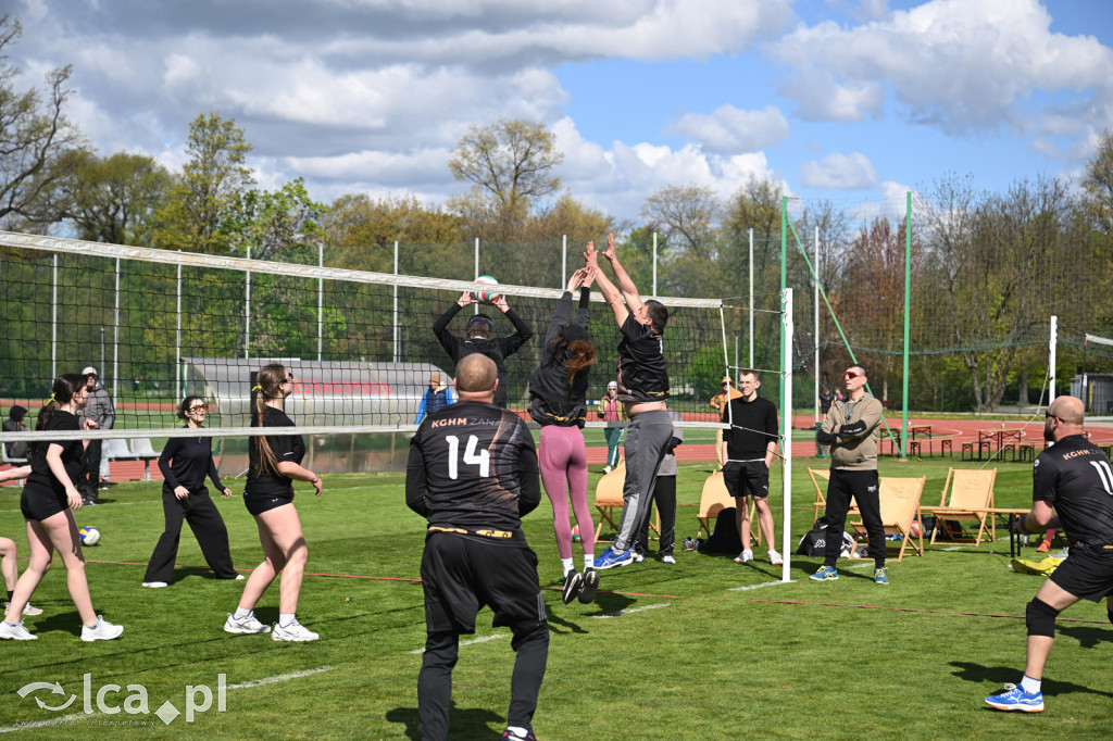 Wiosenna siatkówka w Parku Miejskim