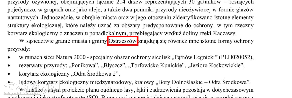 Ostrzeszów w planie Legnicy. Kto to puścił?