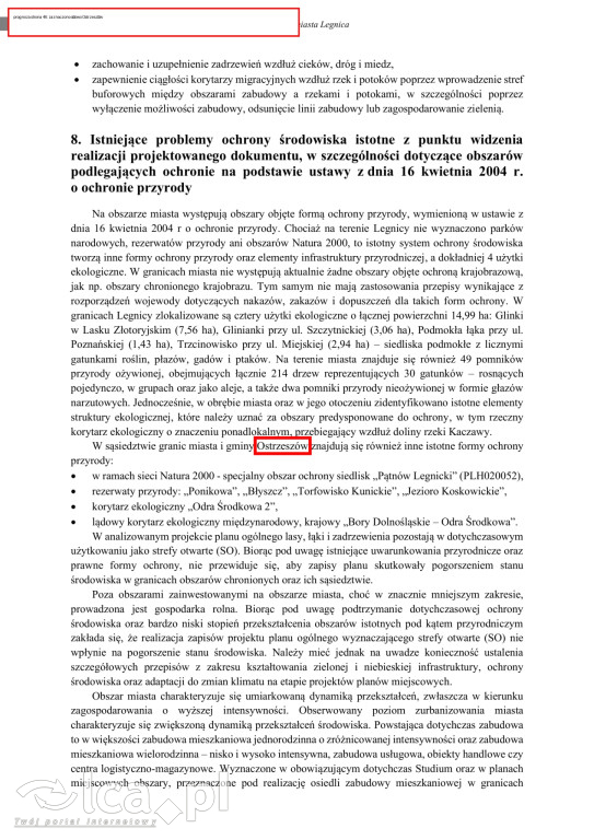 Ostrzeszów w planie Legnicy. Kto to puścił?