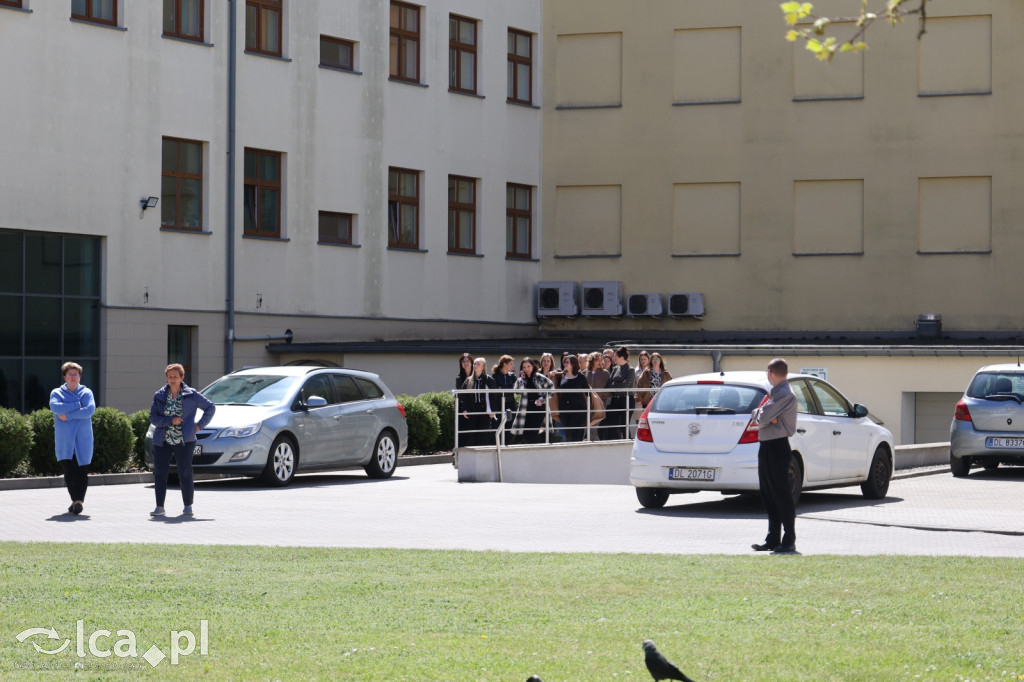 Protest przed legnickim ZUSem!