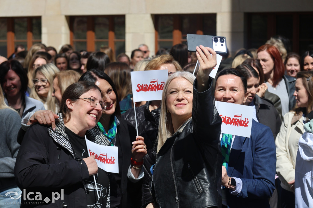 Protest przed legnickim ZUSem!