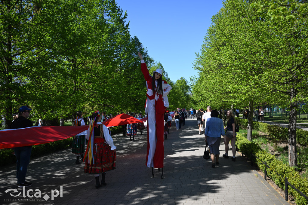 Na Alei Orła Białego królowała biało-czerwona