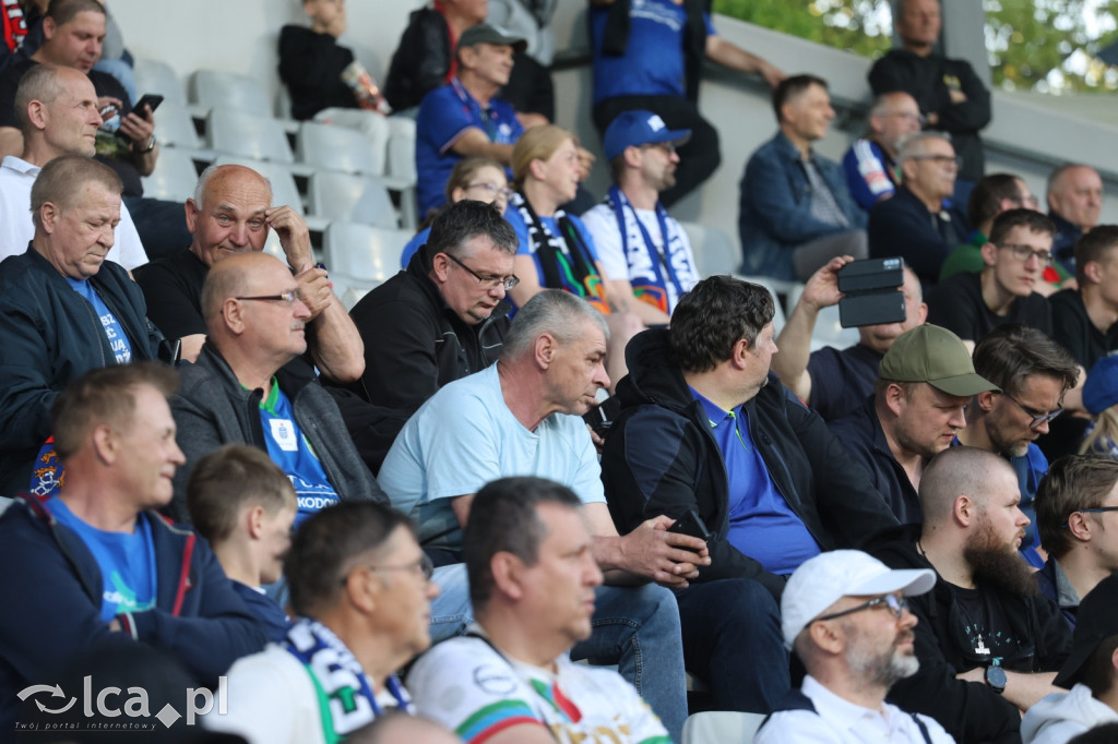 Kibice na meczu Miedź Legnica - Stal Mielec