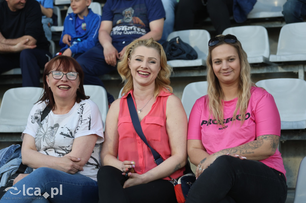 Kibice na meczu Miedź Legnica - Stal Mielec