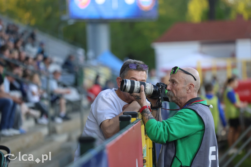 Kibice na meczu Miedź Legnica - Stal Mielec