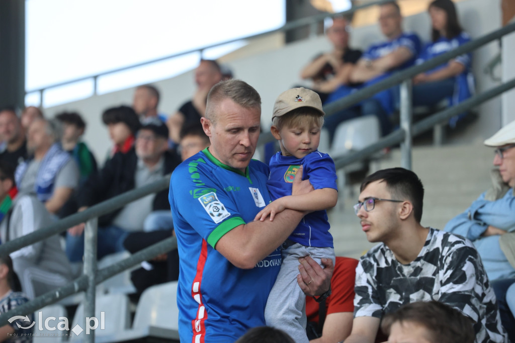 Kibice na meczu Miedź Legnica - Stal Mielec
