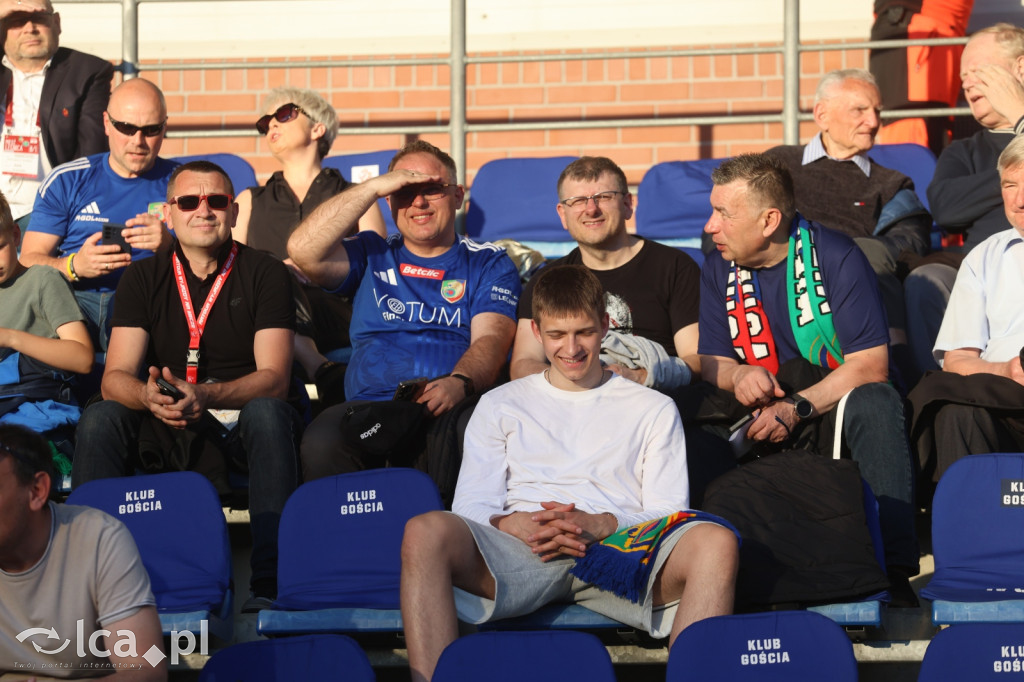 Kibice na meczu Miedź Legnica - Stal Mielec