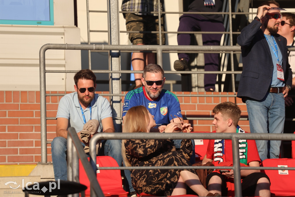 Kibice na meczu Miedź Legnica - Stal Mielec