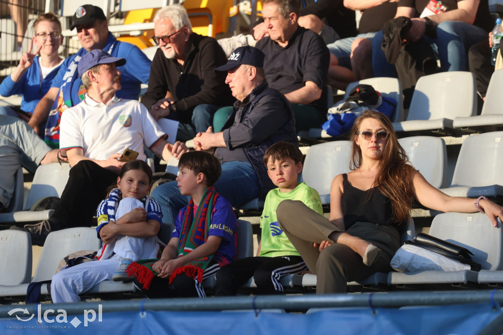 Kibice na meczu Miedź Legnica - Stal Mielec