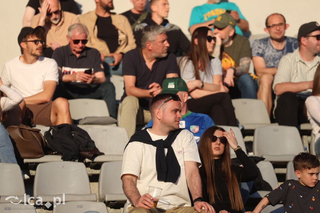 Kibice na meczu Miedź Legnica - Stal Mielec