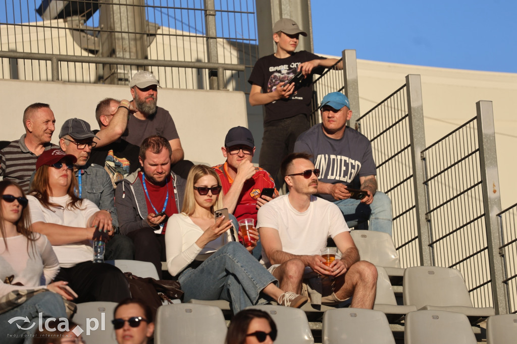 Kibice na meczu Miedź Legnica - Stal Mielec