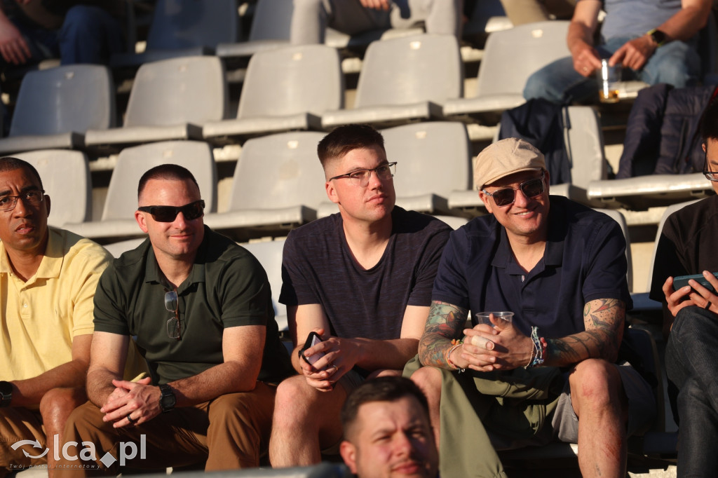 Kibice na meczu Miedź Legnica - Stal Mielec