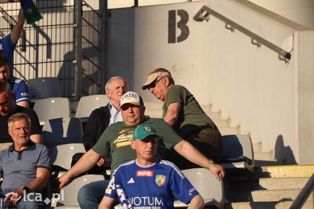 Kibice na meczu Miedź Legnica - Stal Mielec