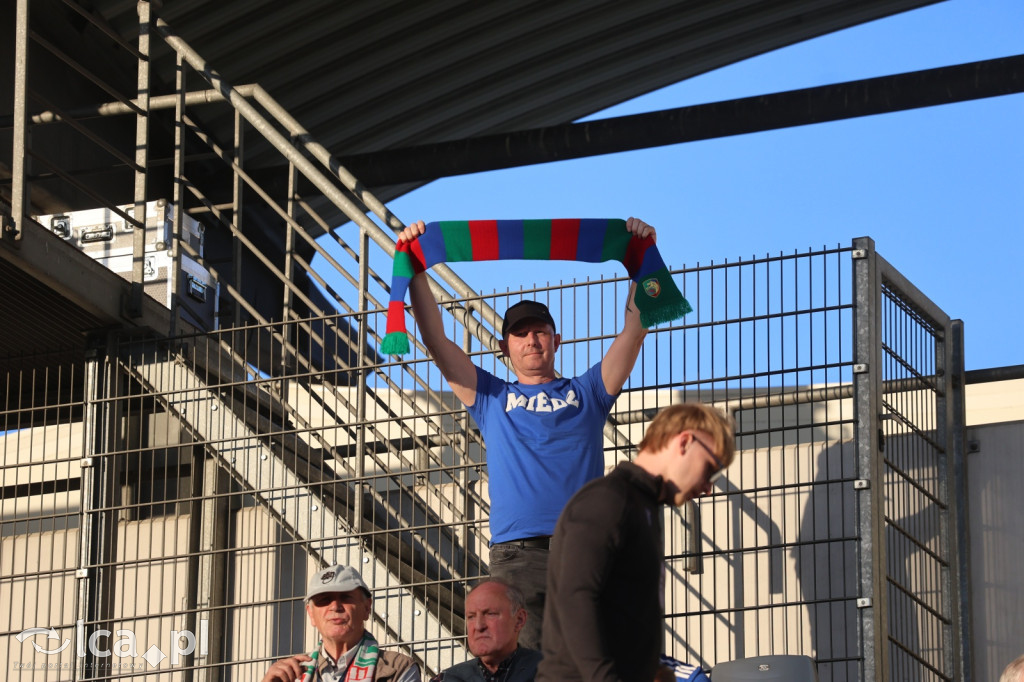 Kibice na meczu Miedź Legnica - Stal Mielec