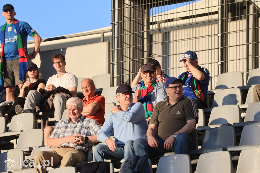 Kibice na meczu Miedź Legnica - Stal Mielec