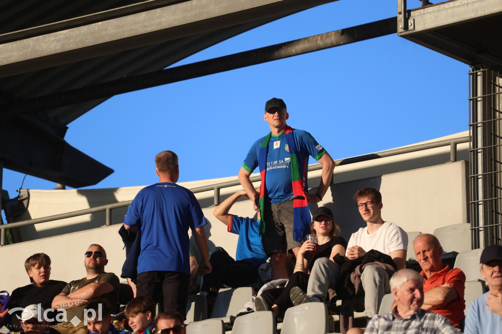 Kibice na meczu Miedź Legnica - Stal Mielec