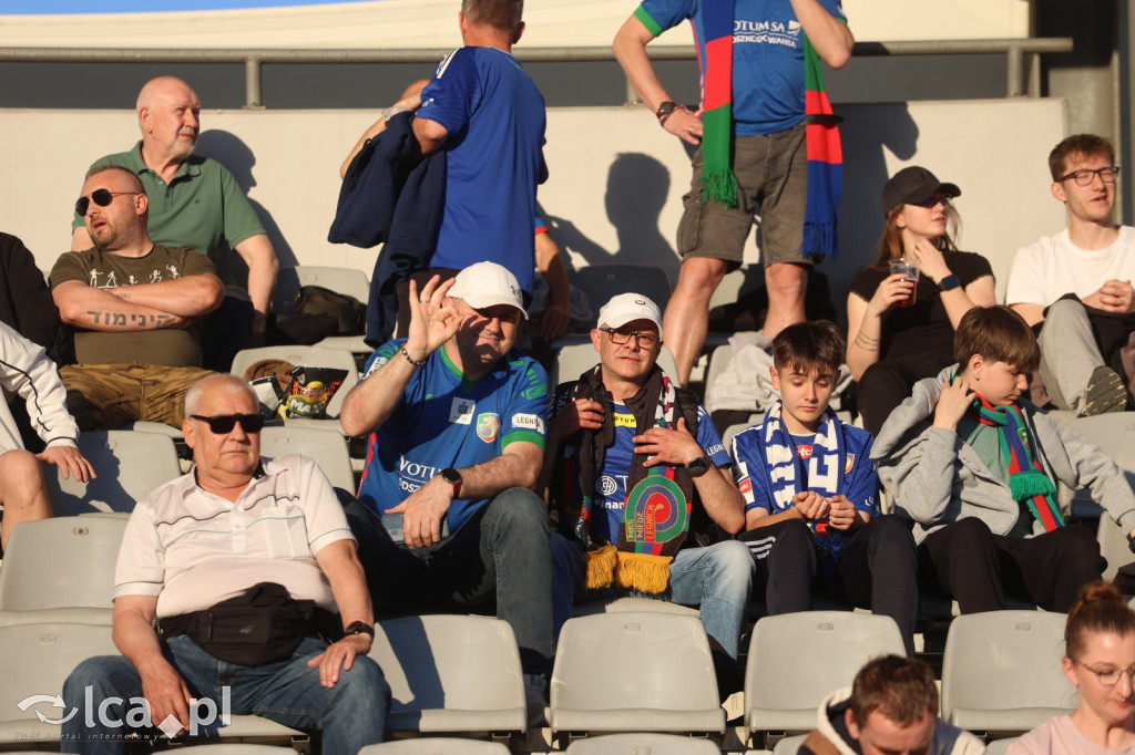 Kibice na meczu Miedź Legnica - Stal Mielec
