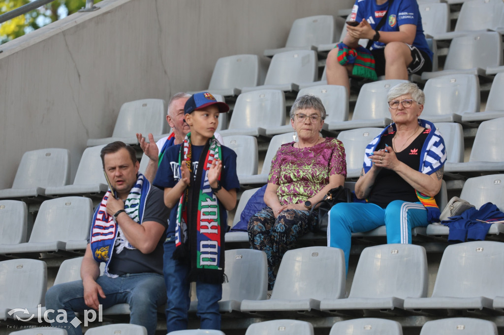 Kibice na meczu Miedź Legnica - Stal Mielec