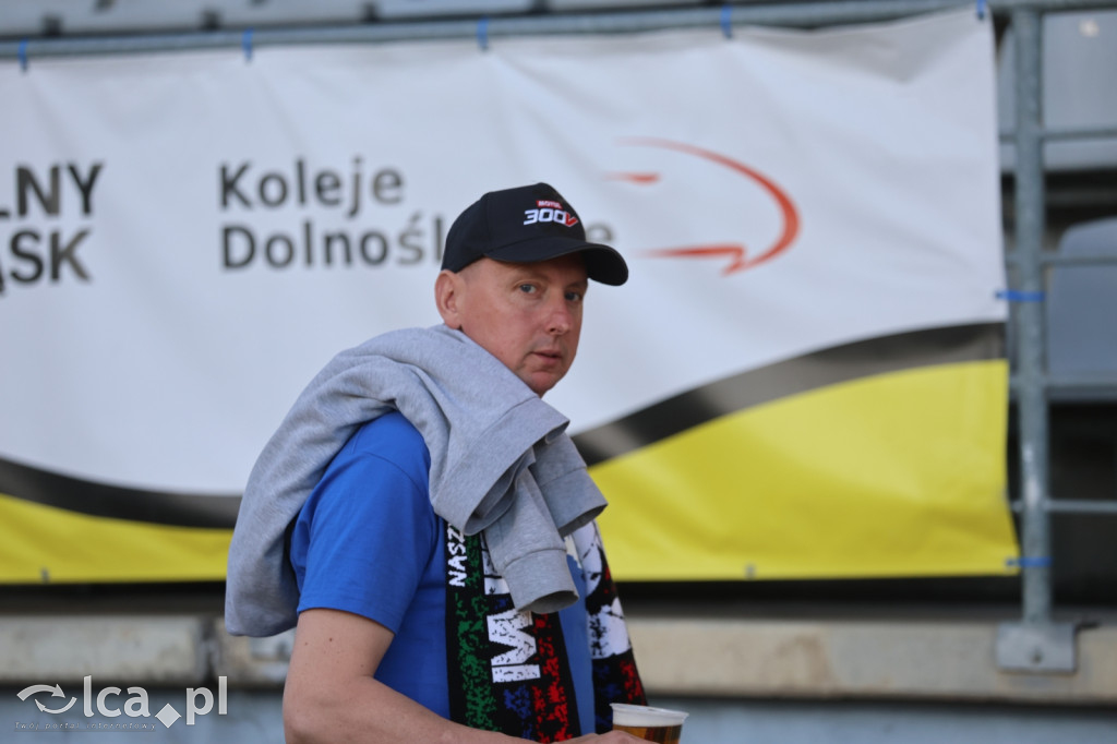 Kibice na meczu Miedź Legnica - Stal Mielec