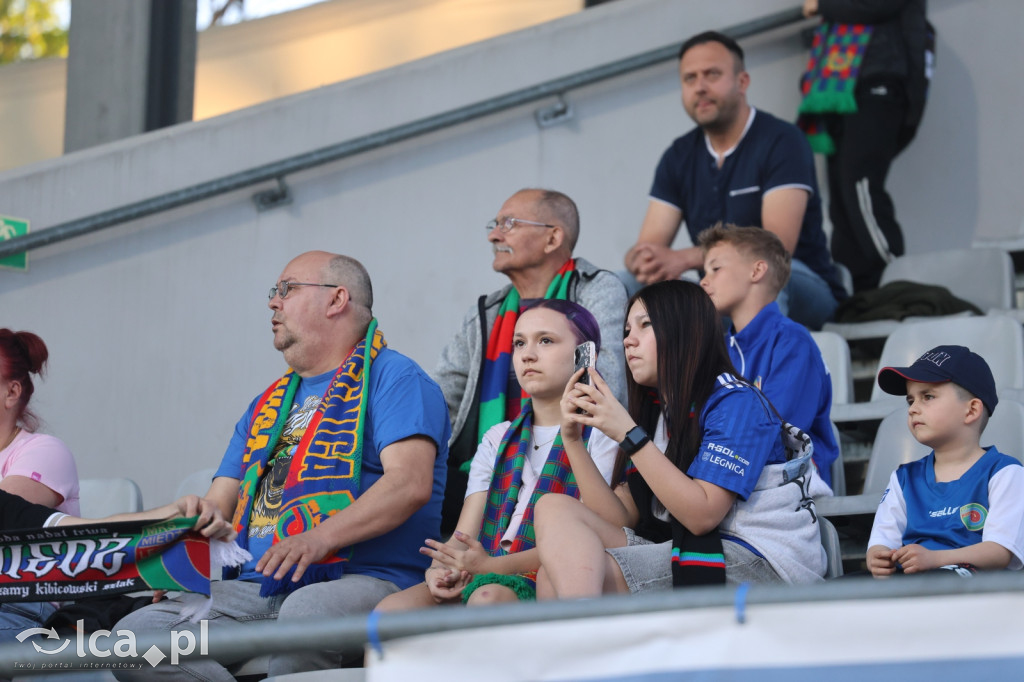 Kibice na meczu Miedź Legnica - Stal Mielec